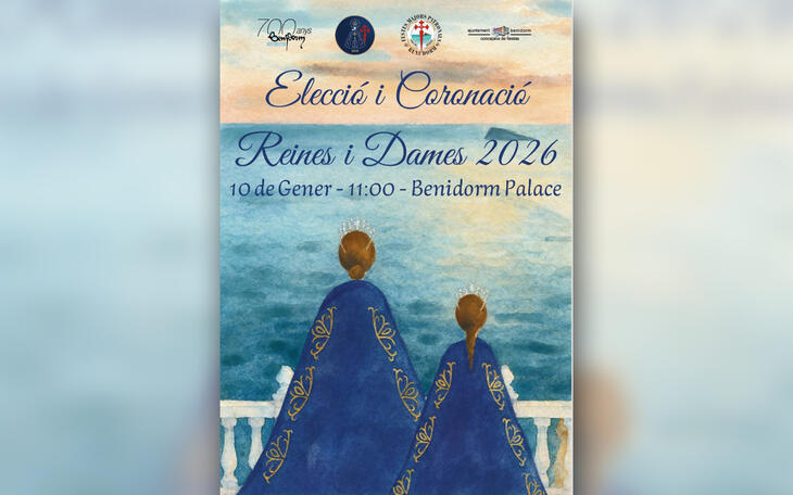 Benidorm celebra este sábado la Elección y Coronación de las reinas de las Festes Majors Patronals de 2026